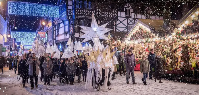 Lanterns Parade in Chester city centre